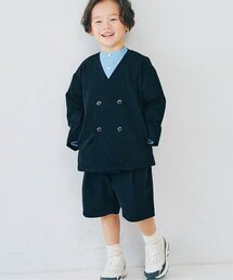 p.premier | 【ジュニア対応】タックデザインハーフパンツ(スーツパンツ)