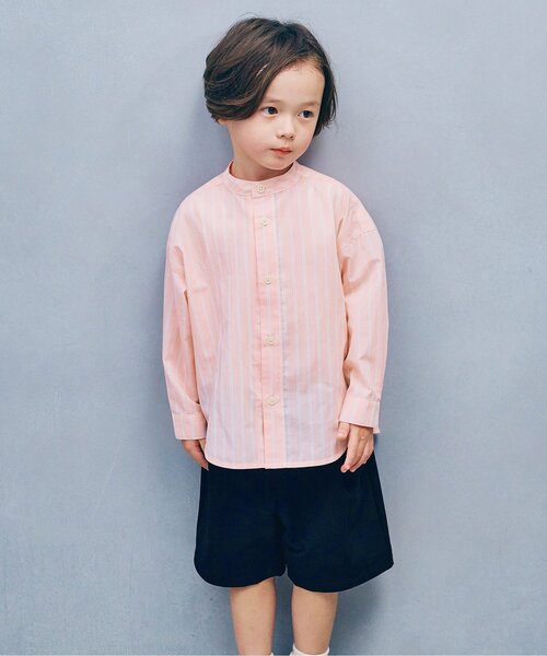 p.premier（ピードットプルミエ）の「タックデザインハーフパンツ_ジュニア対応（スーツパンツ・キッズ・ブラック/グレー/ネイビー・90/100/110/120/130/140）」の9枚目の写真