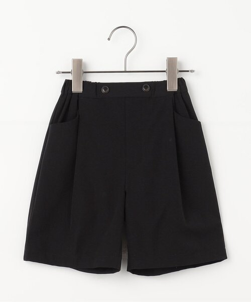 p.premier（ピードットプルミエ）の「タックデザインハーフパンツ_ジュニア対応（スーツパンツ・キッズ・ブラック/グレー/ネイビー・90/100/110/120/130/140）」の15枚目の写真