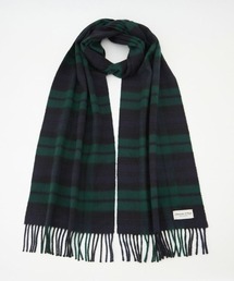 【良好】ジョンストンズ 純カシミヤ 英国製 マフラー シルバーバンノックベーン ジョンストンズ カシミア大判ストール シルバーバノックベーン