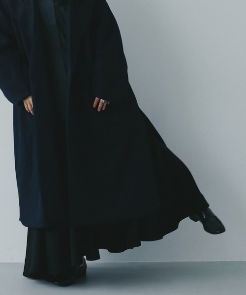 AJUGA.（アジュガ）の「フレアロングスカート（スカート・レディース・ブラック/ネイビー・S/M）」の20枚目の写真