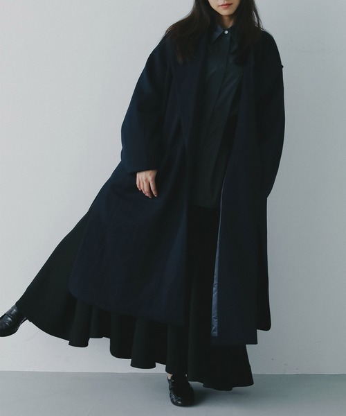 AJUGA.（アジュガ）の「フレアロングスカート（スカート・レディース・ブラック/ネイビー・S/M）」の18枚目の写真