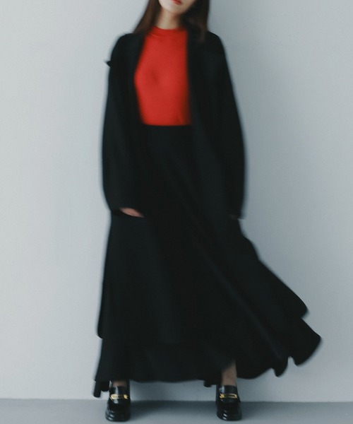 AJUGA.（アジュガ）の「フレアロングスカート（スカート・レディース・ブラック/ネイビー・S/M）」の16枚目の写真