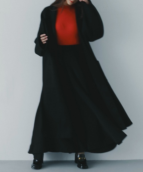 AJUGA.（アジュガ）の「フレアロングスカート（スカート・レディース・ブラック/ネイビー・S/M）」の17枚目の写真