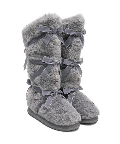 靴 ROCKFISH WEATHERWEAR FURRY LONG BOOTS X SUSAN FANG] FURRY LONG BOOTS（ブーツ）｜ROCKFISH WEATHERWEAR