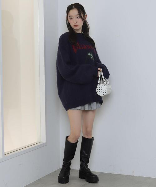 WEGO(ウィゴー)の「WEGO/シャギーグラフィックニットBIGプルオーバー(ニット/セーター・レディース・その他1/その他2・FREE)」の19枚目の写真