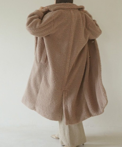 セール】Teddy volume long コート（その他アウター）｜ACYM（アシーム