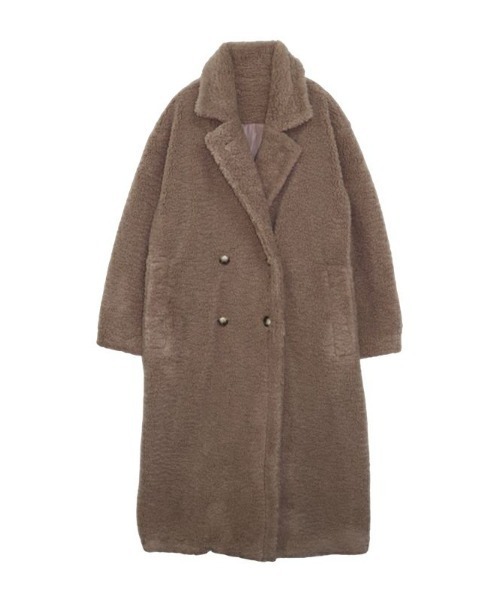 セール】Teddy volume long コート（その他アウター）｜ACYM（アシーム