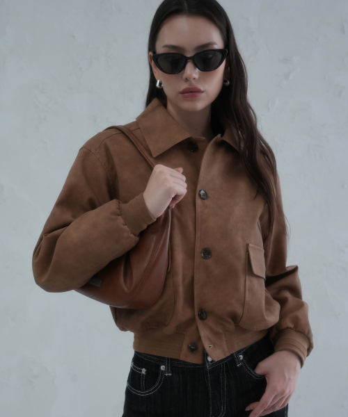 AVANDRESS（アバンドレス ）の「Bart Art Suede Western Jacket BLACK（デニムジャケット・レディース・ブラック・FREE）」の2枚目の写真