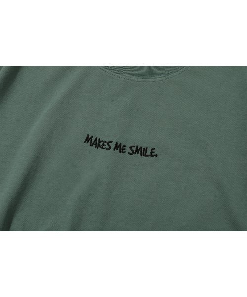 CPGN STUDIO(コンパーニョ)の「ゲゴルポップ刺繍半袖Tシャツフェードグリーン(Tシャツ/カットソー・レディース・その他・MEDIUM/LARGE)」の5枚目の写真