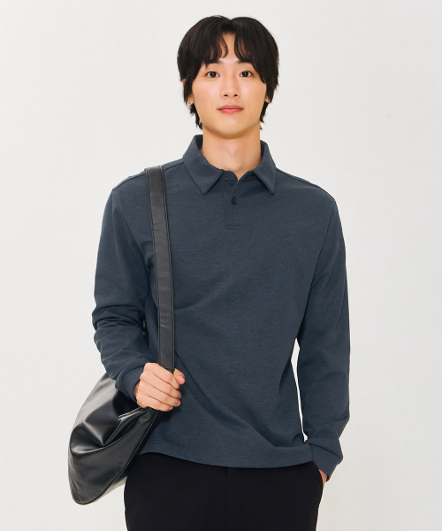 CHASECULT（チェイスカルト）の「男性ソフトウォームカラーTシャツ-グリーン（ポロシャツ・メンズ・ダークグリーン・105/100/95）」の4枚目の写真