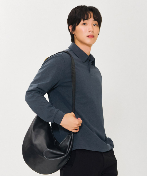 CHASECULT（チェイスカルト）の「男性ソフトウォームカラーTシャツ-グリーン（ポロシャツ・メンズ・ダークグリーン・105/100/95）」の5枚目の写真