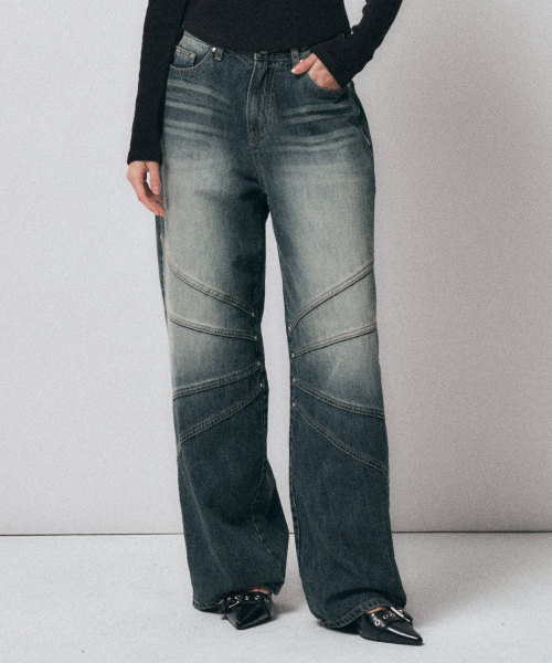 Midnight Move（ミッドナイトムーブ）の「spider pants [blue]（デニムパンツ・レディース・その他・SMALL/MEDIUM）」の4枚目の写真