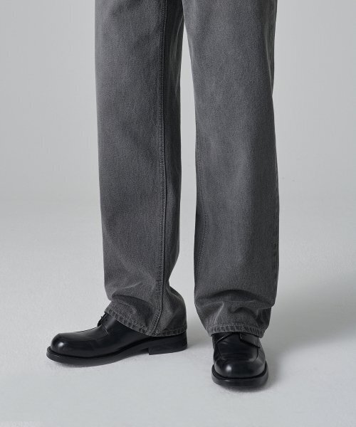 MUSINSA STANDARD（ムシンサスタンダード）の「ルーズストレートデニムパンツ[グレー]（デニムパンツ・メンズ・その他・40/38/42/36/27/28/29/34/32/30/31/33/26）」の9枚目の写真