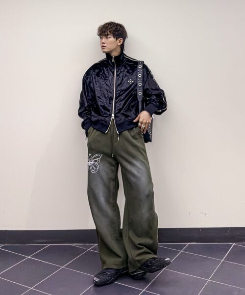 NICK&NICOLE(ニックアンドニコール)の「NICOLE BUTTERFLY WASHING SWEAT PANTS_KHAKI(スウェットパンツ・レディース・その他・FREE)」の7枚目の写真