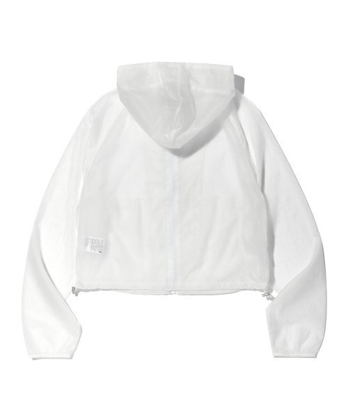 YOUHEE(ユヒ)の「SHEER WIND BREAKER WHITE(ナイロンジャケット・レディース・その他・FREE)」の3枚目の写真