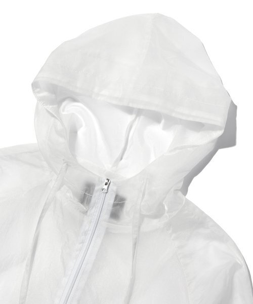 YOUHEE(ユヒ)の「SHEER WIND BREAKER WHITE(ナイロンジャケット・レディース・その他・FREE)」の4枚目の写真