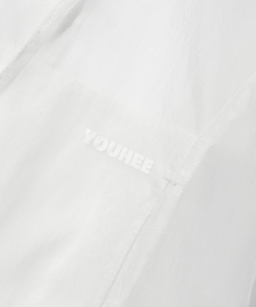 YOUHEE(ユヒ)の「SHEER WIND BREAKER WHITE(ナイロンジャケット・レディース・その他・FREE)」の5枚目の写真
