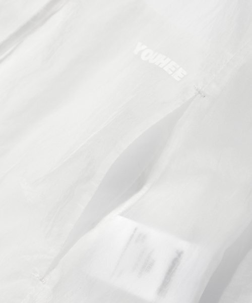 YOUHEE(ユヒ)の「SHEER WIND BREAKER WHITE(ナイロンジャケット・レディース・その他・FREE)」の6枚目の写真