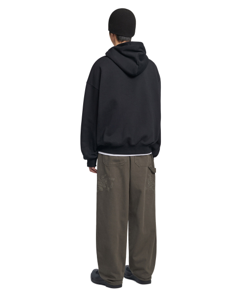 NOMANUAL(NOMANUAL)の「G.A HOODED ZIP-UP - BLACK(パーカー・レディース・その他・MEDIUM/LARGE/X-LARGE/SMALL)」の4枚目の写真