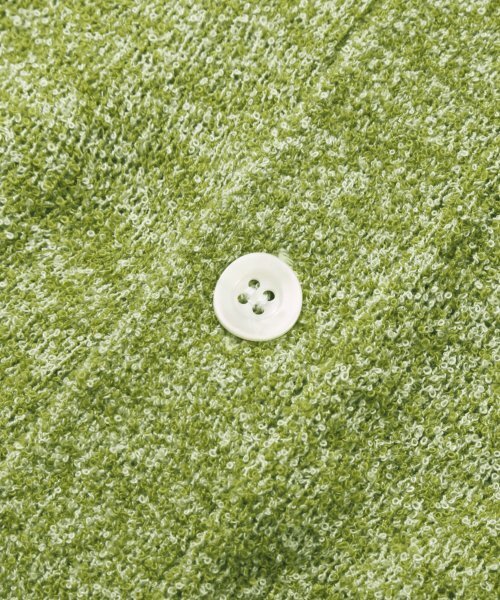 TRILLION(トリリオン)の「ウォッシャブルブックルカラー 半袖ニット(MELANGE GREEN)(Tシャツ/カットソー・レディース・その他・MEDIUM/LARGE/X-LARGE)」の7枚目の写真
