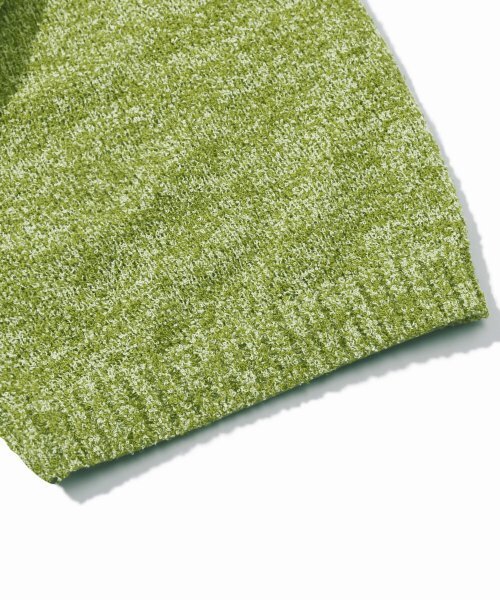 TRILLION(トリリオン)の「ウォッシャブルブックルカラー 半袖ニット(MELANGE GREEN)(Tシャツ/カットソー・レディース・その他・MEDIUM/LARGE/X-LARGE)」の8枚目の写真