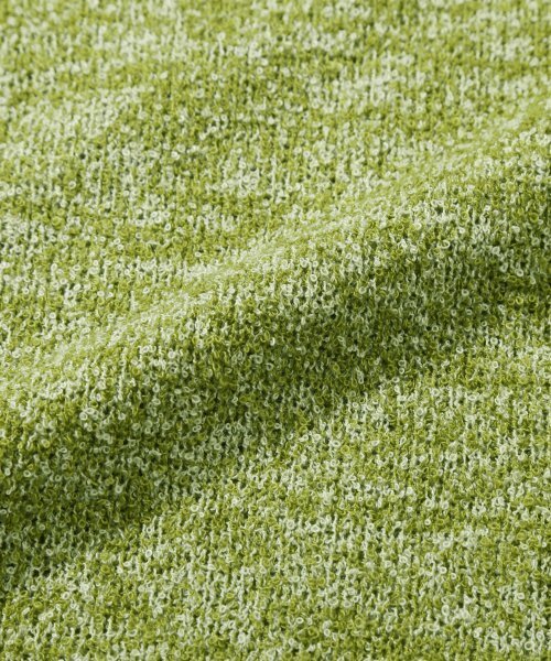 TRILLION(トリリオン)の「ウォッシャブルブックルカラー 半袖ニット(MELANGE GREEN)(Tシャツ/カットソー・レディース・その他・MEDIUM/LARGE/X-LARGE)」の10枚目の写真
