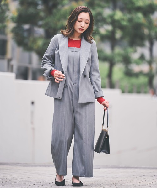 セール】【セット対応】イージーケア ダブルボタンジャケット