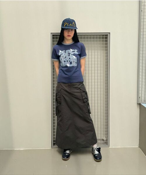 BAUF（バウフ）の「ポケットロングカーゴスカート[チャコール]（スカート・レディース・その他・SMALL/MEDIUM）」の8枚目の写真