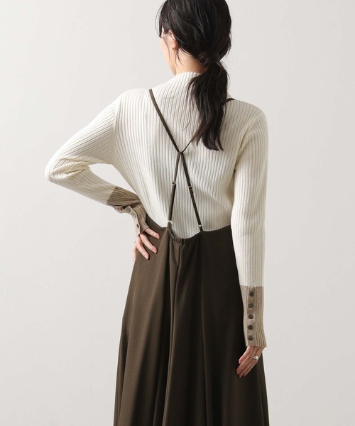 Gready Brilliant（グレディブリリアン）の「パネルフレアキャミワンピース（ワンピース・レディース・ブラック/ブラウン・36/38）」の14枚目の写真