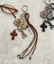 WEGO | WEGO/レオパードクロスミックスキーホルダー(キーホルダー)