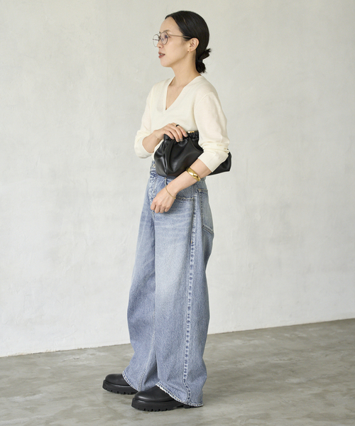 WEB限定追加》R'IAM WIDE デニム 5(デニムパンツ)|Plage WEB限定追加》R'IAM WIDE デニム 5(デニムパンツ)|Plage