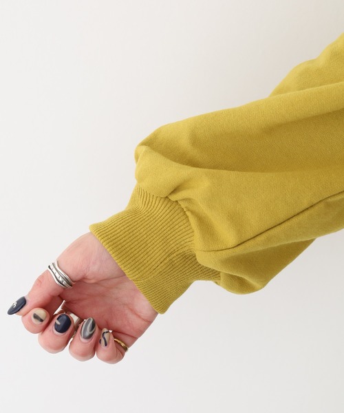 Quelle Chance(ケルシャンス)の「プリント+刺繍 長袖プルオーバー(Tシャツ/カットソー・レディース・杢グレー/チャコールグレー/グリーン/マスタード・M/L)」の12枚目の写真
