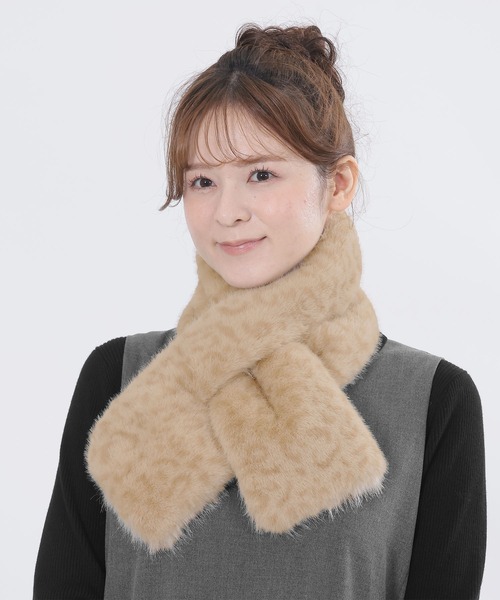 新同　極美品　martinique★マルティニーク　エコファー マフラー セール】エコロングファー マフラー（マフラー）｜MARY QUANT（マリー