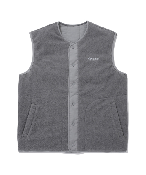 COVERNAT(カバーナット)の「フリースリバーシブルキルティングベストグレー(ダウンベスト・レディース・その他・SMALL/MEDIUM/LARGE/X-LARGE)」の3枚目の写真