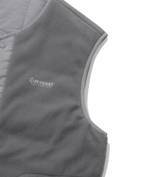 COVERNAT(カバーナット)の「フリースリバーシブルキルティングベストグレー(ダウンベスト・レディース・その他・SMALL/MEDIUM/LARGE/X-LARGE)」の11枚目の写真