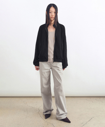 ストレートカラー デニム ASH BEIGE