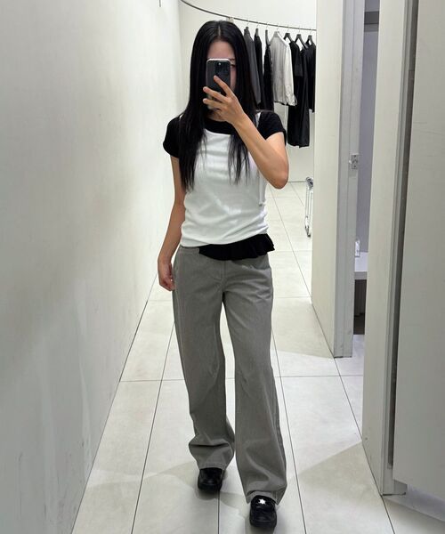 INSILENCE WOMEN（インサイレンスウーマン）の「ストレートカラー デニム ASH BEIGE（デニムパンツ・レディース・その他・SMALL/LARGE）」の11枚目の写真