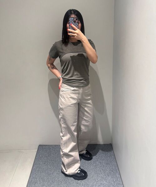 INSILENCE WOMEN（インサイレンスウーマン）の「ストレートカラー デニム ASH BEIGE（デニムパンツ・レディース・その他・SMALL/LARGE）」の17枚目の写真