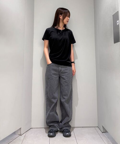 INSILENCE WOMEN（インサイレンスウーマン）の「ストレートカラー デニム ASH BEIGE（デニムパンツ・レディース・その他・SMALL/LARGE）」の19枚目の写真