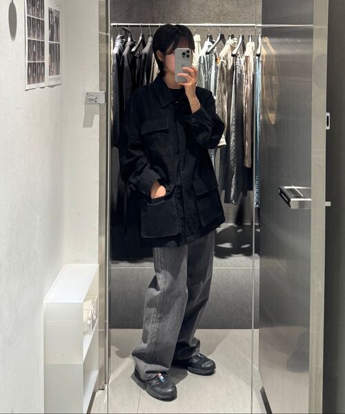 INSILENCE WOMEN（インサイレンスウーマン）の「ストレートカラー デニム ASH BEIGE（デニムパンツ・レディース・その他・SMALL/LARGE）」の22枚目の写真