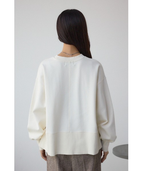 AZUL by moussy（アズールバイマウジー）の「ワンポイントロゴスウェット（スウェット・レディース・ライトイエロー/ブラック/アイボリー/ブラウン・FREE）」の11枚目の写真