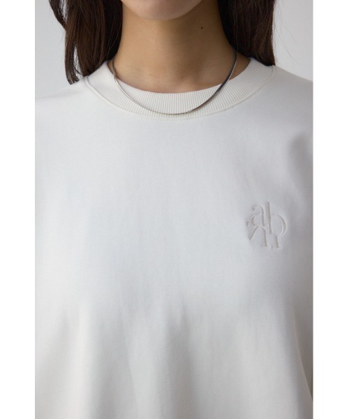 AZUL by moussy（アズールバイマウジー）の「ワンポイントロゴスウェット（スウェット・レディース・ライトイエロー/ブラック/アイボリー/ブラウン・FREE）」の12枚目の写真