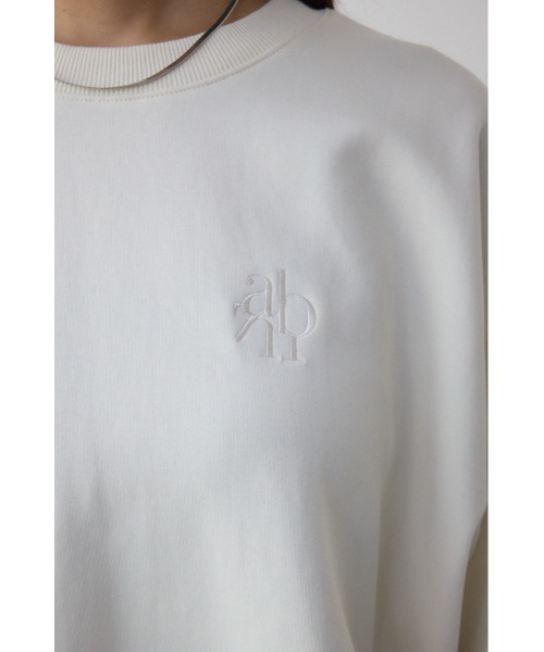 AZUL by moussy（アズールバイマウジー）の「ワンポイントロゴスウェット（スウェット・レディース・ライトイエロー/ブラック/アイボリー/ブラウン・FREE）」の13枚目の写真