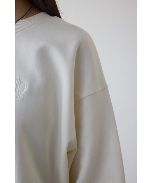 AZUL by moussy（アズールバイマウジー）の「ワンポイントロゴスウェット（スウェット・レディース・ライトイエロー/ブラック/アイボリー/ブラウン・FREE）」の14枚目の写真