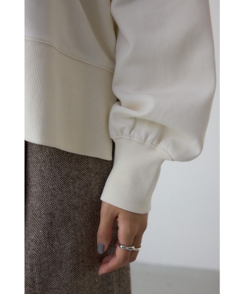 AZUL by moussy（アズールバイマウジー）の「ワンポイントロゴスウェット（スウェット・レディース・ライトイエロー/ブラック/アイボリー/ブラウン・FREE）」の15枚目の写真