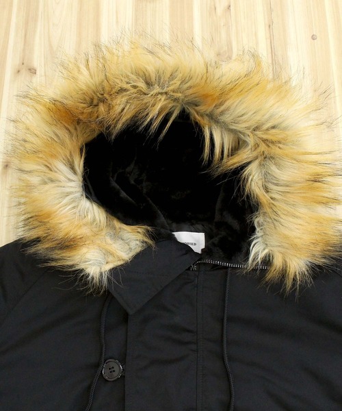 TopIsm(トップイズム)の「撥水加工 N2Bタイプ 中綿ジャケット(ミリタリージャケット・メンズ・ブラック/カーキ・M/XL/L)」の9枚目の写真