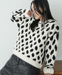 バルキーニットプルオーバー