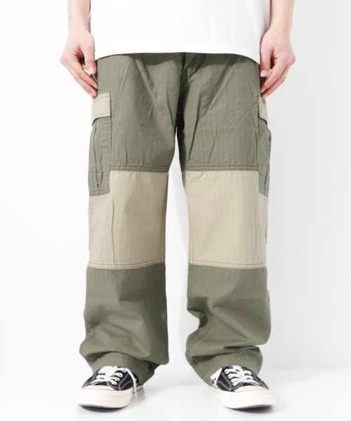 セール】BN HBT Contrast Cargo Pants (Olive)（その他パンツ）｜QT8