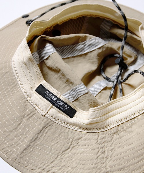 VIRGOwearworks（ヴァルゴウェアワークス）の「UTILITY BREEZE HAT（ハット・メンズ・ベージュ/ブラック/チャコールグレー・FREE）」の12枚目の写真